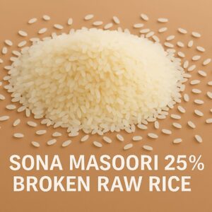 Sona Massori 25% Broken Raw Rice